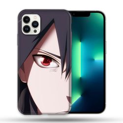 Coque Compatible Magsafe Pour Apple Iphone 13 PRO Manga Naruto Sasuke visage