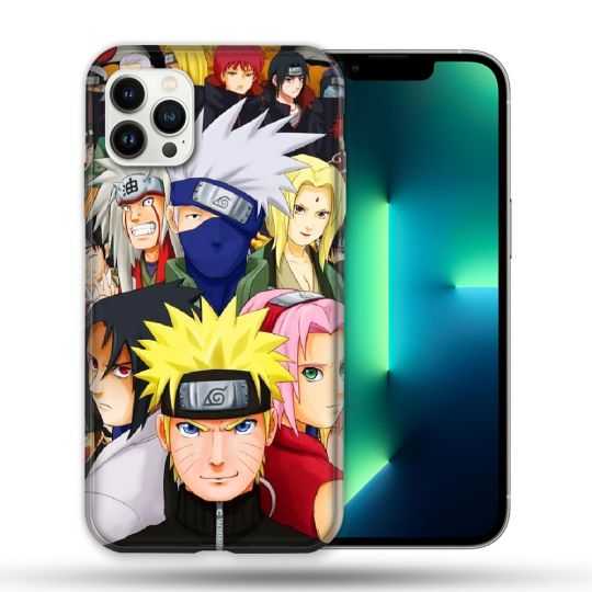 Coque Compatible Magsafe Pour Apple Iphone 13 PRO Manga Naruto Team