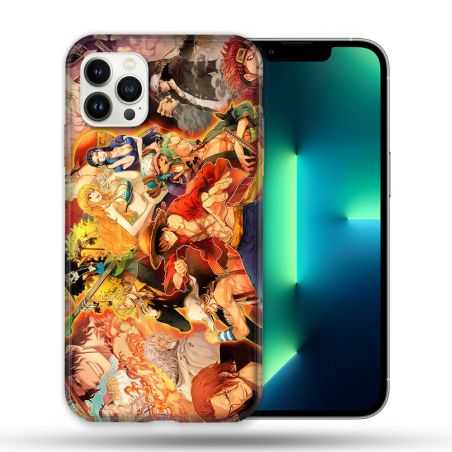 Coque Compatible Magsafe Pour Apple Iphone 13 PRO Manga One Piece Nakama