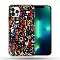 Coque Compatible Magsafe Pour Apple Iphone 13 PRO Musique Rock Groupe
