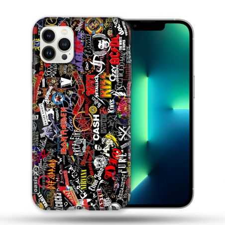 Coque Compatible Magsafe Pour Apple Iphone 13 PRO Musique Rock Groupe