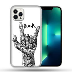 Coque Compatible Magsafe Pour Apple Iphone 13 PRO Musique Rock Main
