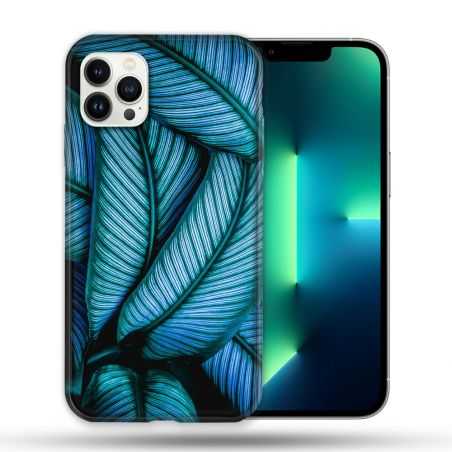 Coque Compatible Magsafe Pour Apple Iphone 13 PRO Nature Feuille Palmier