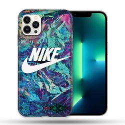 Coque Compatible Magsafe Pour Apple Iphone 13 PRO Nike Turquoise