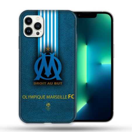 Coque Compatible Magsafe Pour Apple Iphone 13 PRO Olympique Marseille OM Bande