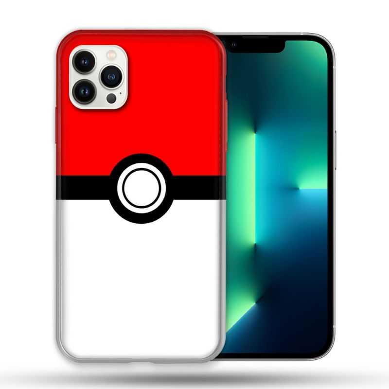 Coque Compatible Magsafe Pour Apple Iphone 13 PRO Pokemon Pokeball
