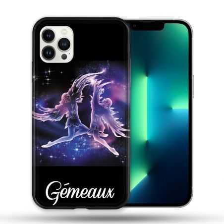 Coque Compatible Magsafe Pour Apple Iphone 13 PRO Signe Zodiaque 2 Gémeaux