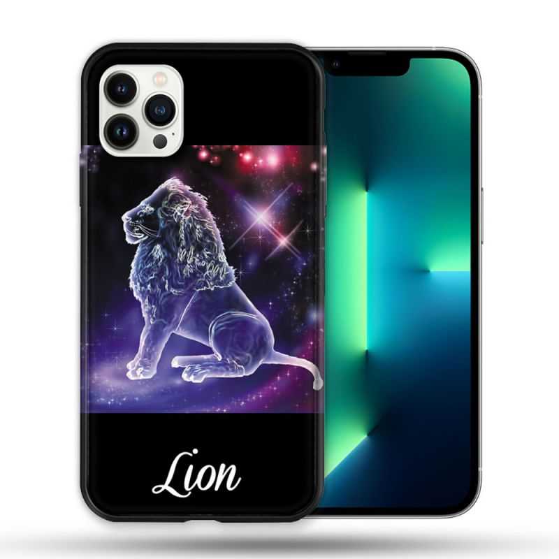 Coque Compatible Magsafe Pour Apple Iphone 13 PRO Signe Zodiaque 2 Lion