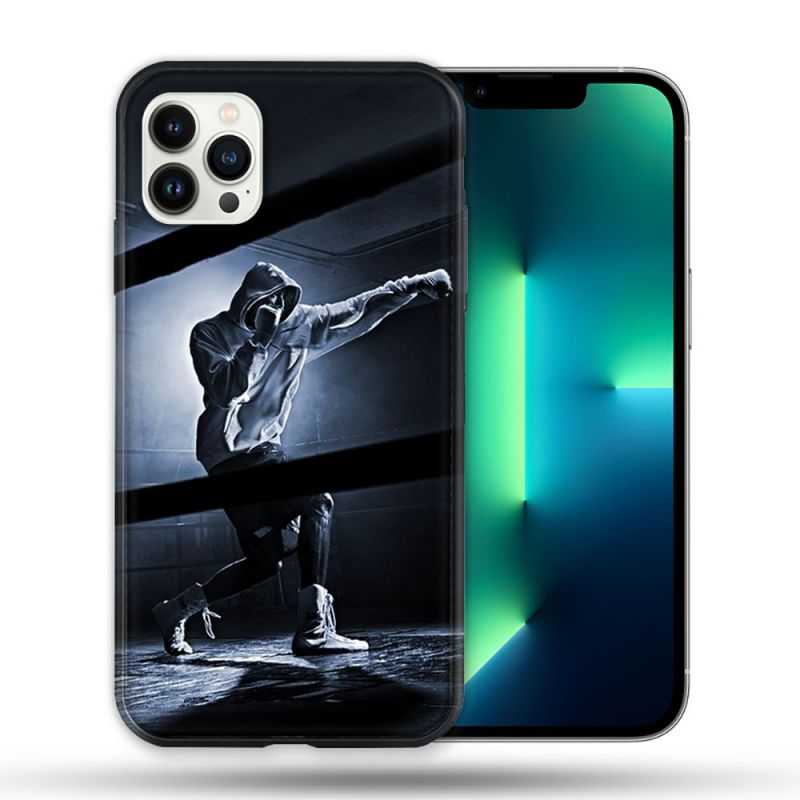 Coque Compatible Magsafe Pour Apple Iphone 13 PRO Sport Boxe Poing