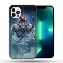 Coque Compatible Magsafe Pour Apple Iphone 13 PRO Sport Hockey Squelette