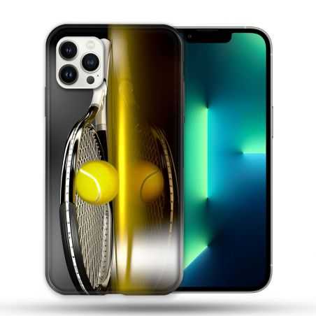 Coque Compatible Magsafe Pour Apple Iphone 13 PRO Sport Tennis Reflet