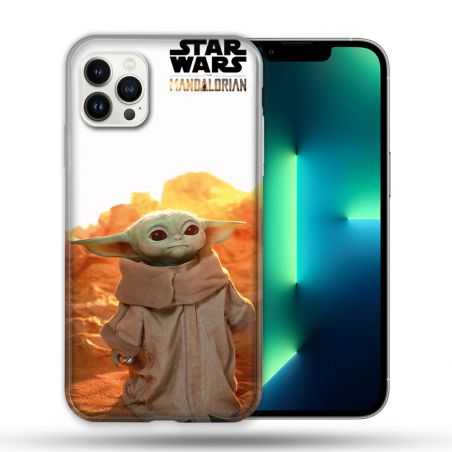 Coque Compatible Magsafe Pour Apple Iphone 13 PRO Star Wars - Yoda bebe soleil