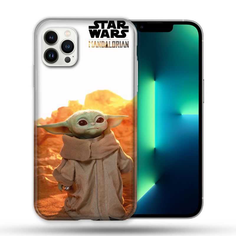Coque Compatible Magsafe Pour Apple Iphone 13 PRO Star Wars - Yoda bebe soleil