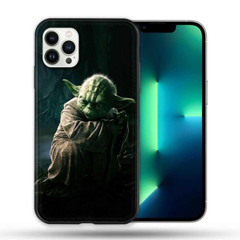 Coque Compatible Magsafe Pour Apple Iphone 13 PRO Star Wars - Yoda sombre