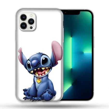 Coque Compatible Magsafe Pour Apple Iphone 13 PRO Stitch Blanc