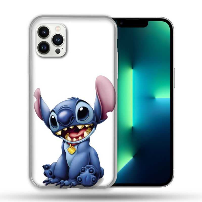 Coque Compatible Magsafe Pour Apple Iphone 13 PRO Stitch Blanc