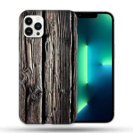 Coque Compatible Magsafe Pour Apple Iphone 13 PRO Texture Bois