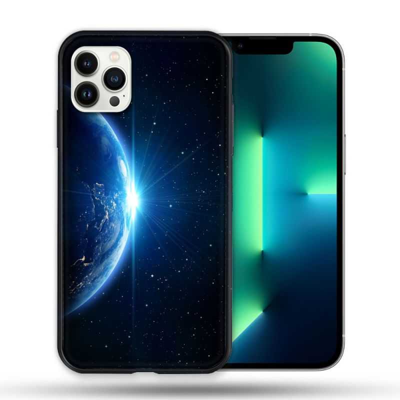 Coque Compatible Magsafe Pour Apple Iphone 13 PRO Univers Planete Terre