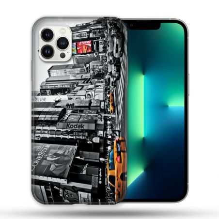 Coque Compatible Magsafe Pour Apple Iphone 13 PRO Voyage Amerique USA New York Taxi