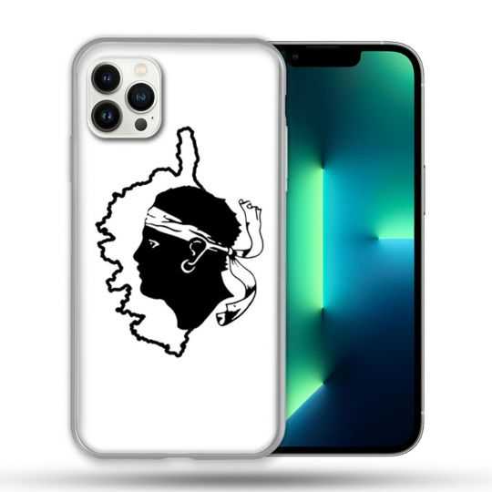 Coque Compatible Magsafe Pour Apple Iphone 13 PRO Voyage Corse Blanc