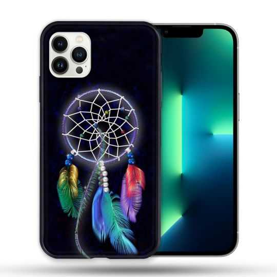 Coque Compatible Magsafe Pour Apple Iphone 13 PRO Zen Attrape Reve Multicolore