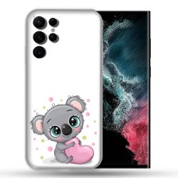 Coque compatible Magsafe Pour Samsung Galaxy S22 Ultra Animal Koala Cœur