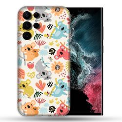 Coque compatible Magsafe Pour Samsung Galaxy S22 Ultra Animal Koala Pattern