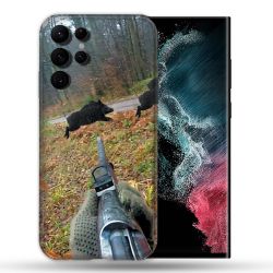 Coque compatible Magsafe Pour Samsung Galaxy S22 Ultra Chasse Vision Tir