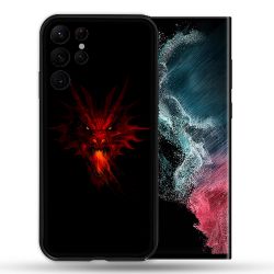 Coque compatible Magsafe Pour Samsung Galaxy S22 Ultra Fantastique Dragon Feu