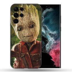 Coque compatible Magsafe Pour Samsung Galaxy S22 Ultra Groot Vert