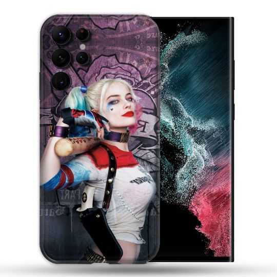 Coque compatible Magsafe Pour Samsung Galaxy S22 Ultra Harley Quinn Batte