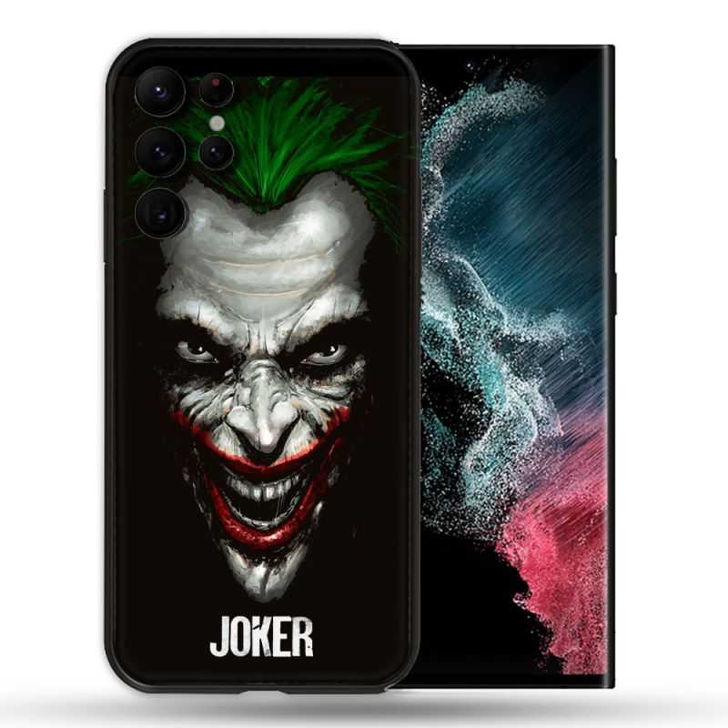 Coque compatible Magsafe Pour Samsung Galaxy S22 Ultra Joker Noir