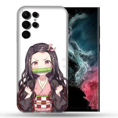Coque compatible Magsafe Pour Samsung Galaxy S22 Ultra Manga Demon Slayer Nezuko