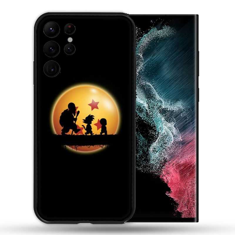 Coque compatible Magsafe Pour Samsung Galaxy S22 Ultra Manga Dragon Ball Vintage