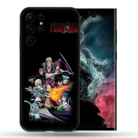 Coque compatible Magsafe Pour Samsung Galaxy S22 Ultra Manga Fairy Tail Logo Team