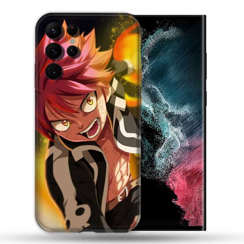 Coque compatible Magsafe Pour Samsung Galaxy S22 Ultra Manga Fairy Tail Natsu