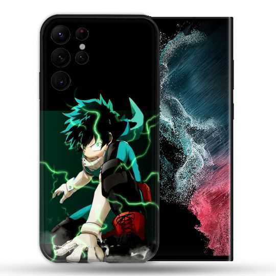 Coque compatible Magsafe Pour Samsung Galaxy S22 Ultra Manga My Hero Academia Deku