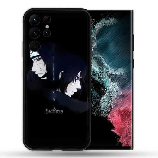 Coque compatible Magsafe Pour Samsung Galaxy S22 Ultra Manga Naruto Sasuke Itachi