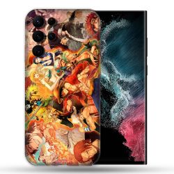 Coque compatible Magsafe Pour Samsung Galaxy S22 Ultra Manga One Piece Nakama