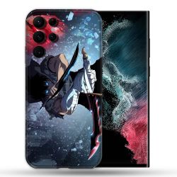 Coque compatible Magsafe Pour Samsung Galaxy S22 Ultra Manga Solo Leveling Sung Epee