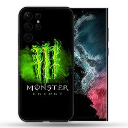 Coque compatible Magsafe Pour Samsung Galaxy S22 Ultra Monster Energy Vert