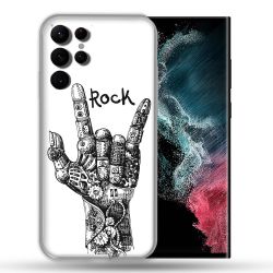 Coque compatible Magsafe Pour Samsung Galaxy S22 Ultra Musique Rock Main