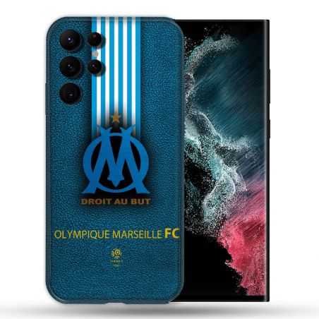 Coque compatible Magsafe Pour Samsung Galaxy S22 Ultra Olympique Marseille OM Bande