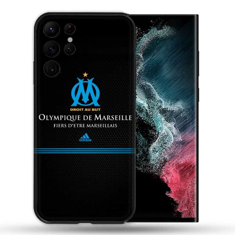 Coque compatible Magsafe Pour Samsung Galaxy S22 Ultra Olympique Marseille OM Fier etre Marseillais