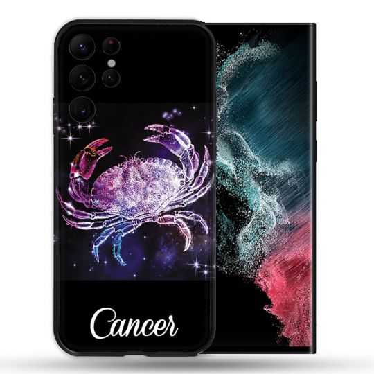 Coque compatible Magsafe Pour Samsung Galaxy S22 Ultra Signe Zodiaque 2 Cancer