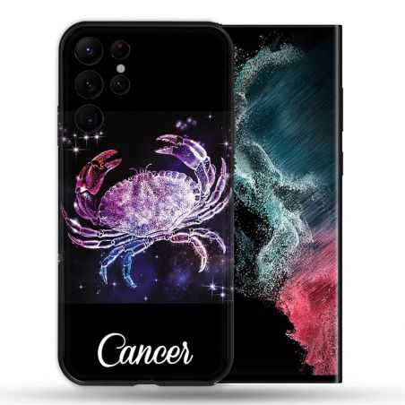 Coque compatible Magsafe Pour Samsung Galaxy S22 Ultra Signe Zodiaque 2 Cancer