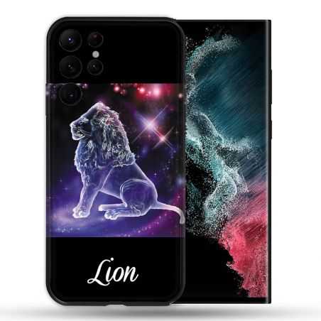 Coque compatible Magsafe Pour Samsung Galaxy S22 Ultra Signe Zodiaque 2 Lion