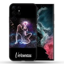 Coque compatible Magsafe Pour Samsung Galaxy S22 Ultra Signe Zodiaque 2 Verseau