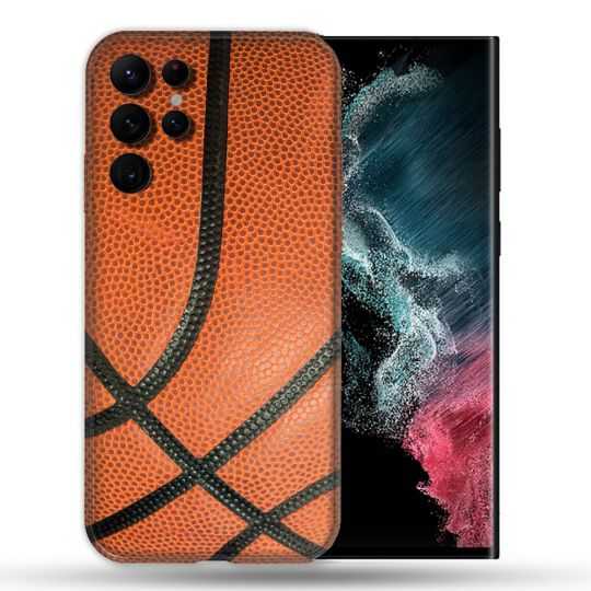 Coque compatible Magsafe Pour Samsung Galaxy S22 Ultra Sport Ballon Basket