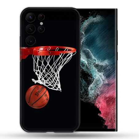 Coque compatible Magsafe Pour Samsung Galaxy S22 Ultra Sport Basket Panier